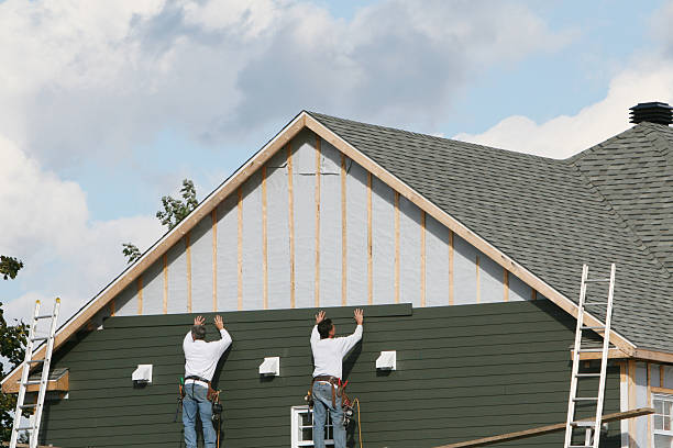 Professional Emergency Siding Repair technician working in West Point, GA